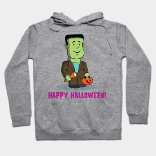 Cute Kid's - The Boo Crew - Cartoon Monsters - Trick or Treat Frankie Hoodie